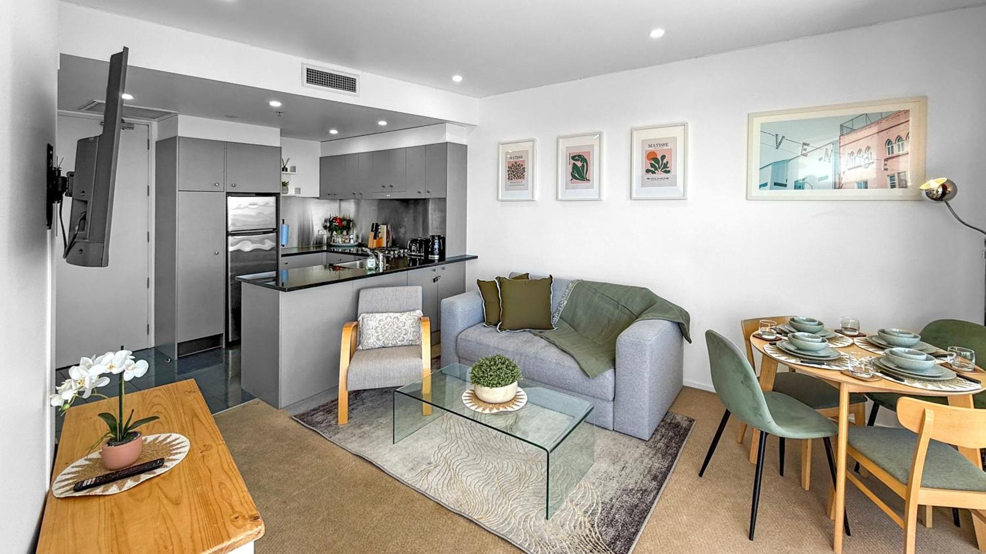 Le Mirage- Stylish, Central Apartment With Pools, Sauna, More Auckland Buitenkant foto