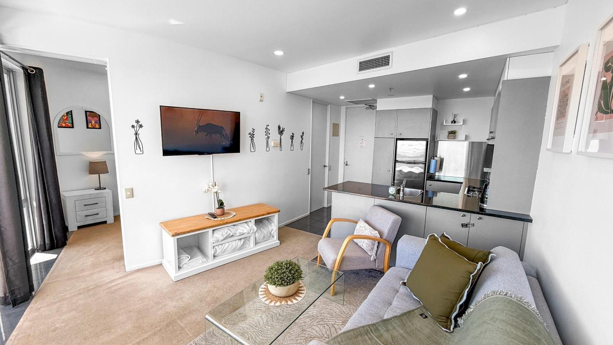 Le Mirage- Stylish, Central Apartment With Pools, Sauna, More Auckland Buitenkant foto